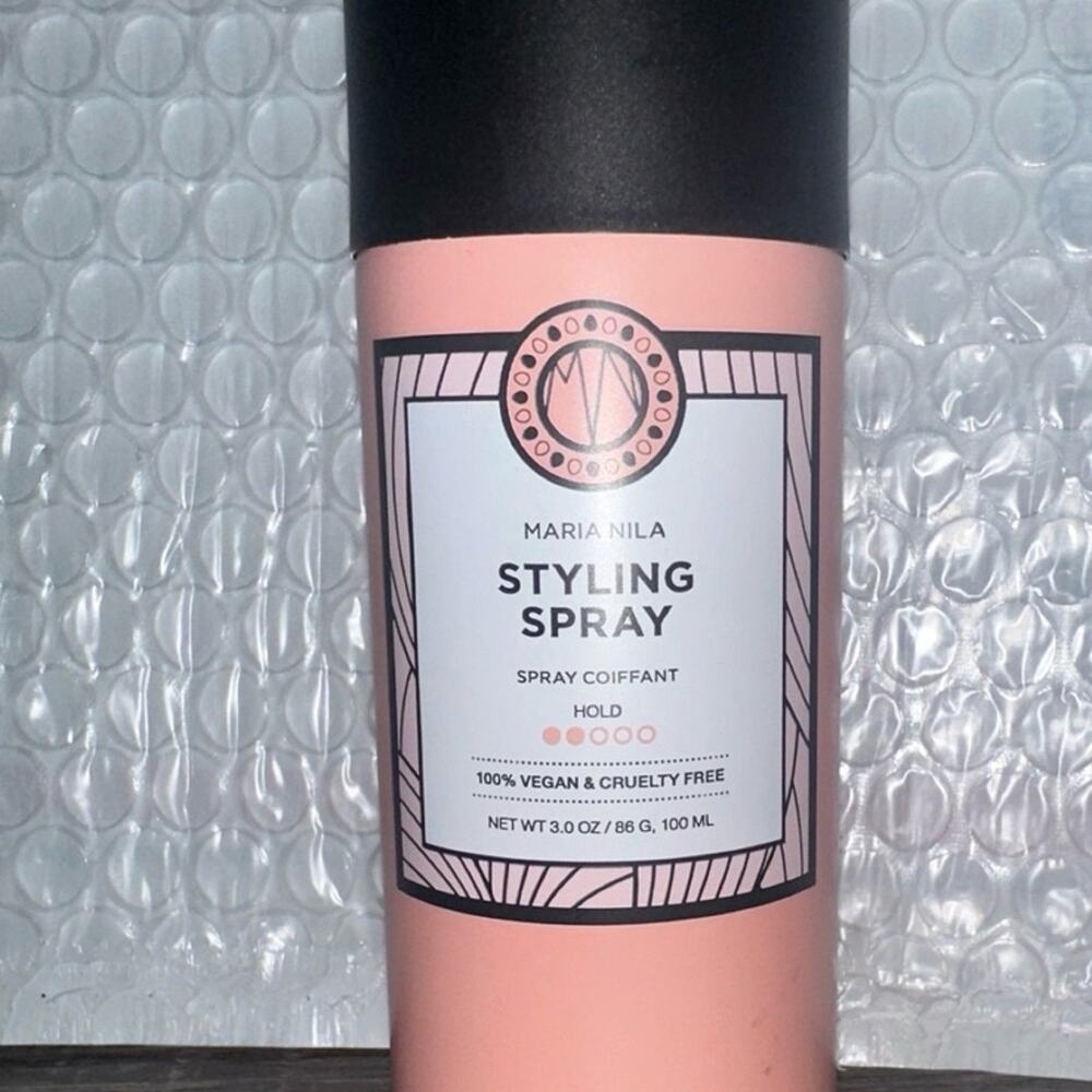 Maria Nila Styling Spray Light Hold Vegan Cruelty Free travel size